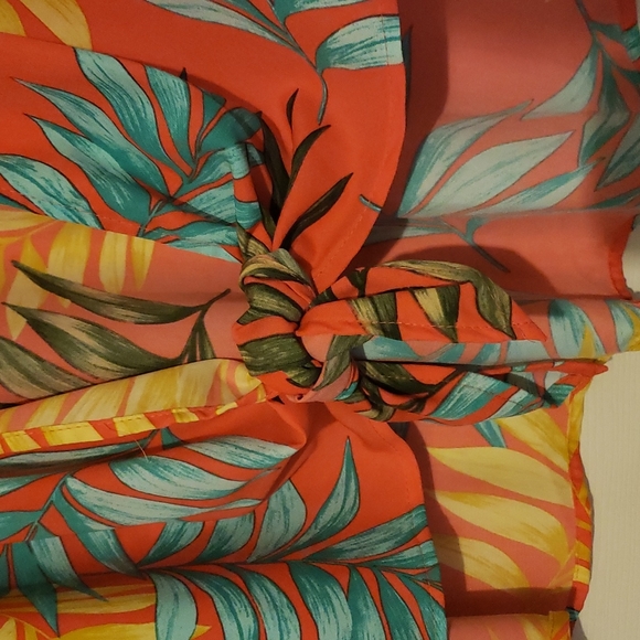 NWT Tropical Kimono Top - Picture 2 of 5